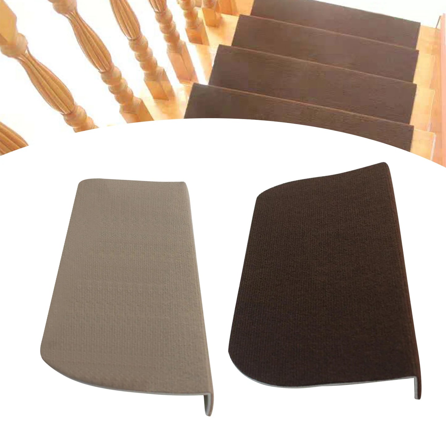 Non Slip Carpet Stair Treads 13 Pieces Indoor Safety Covers
