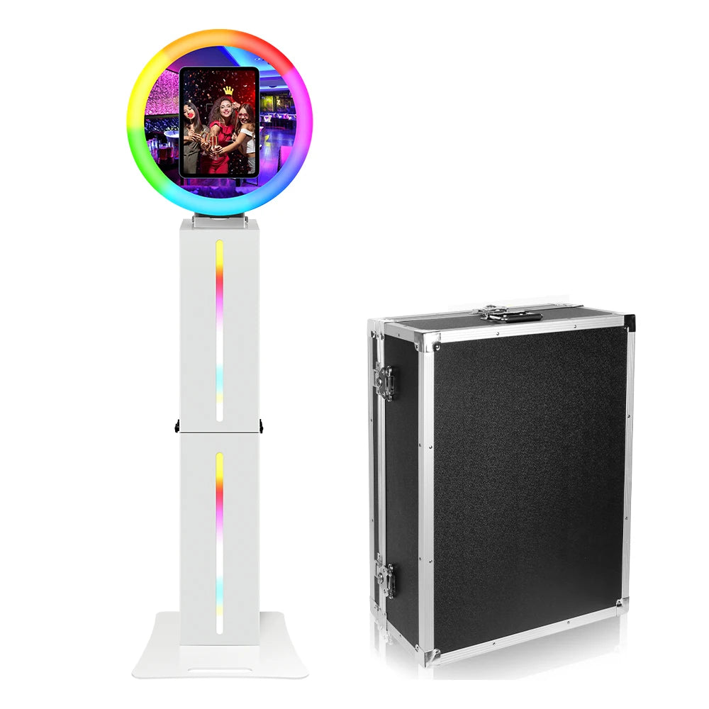 Portable LED Ring Light With iPad Stand For Photo Booth